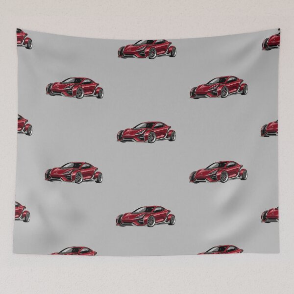 Item preview, Segway Villain Concept Edition Red Futuristic Supercar Graphic designed and sold by Motorline44.