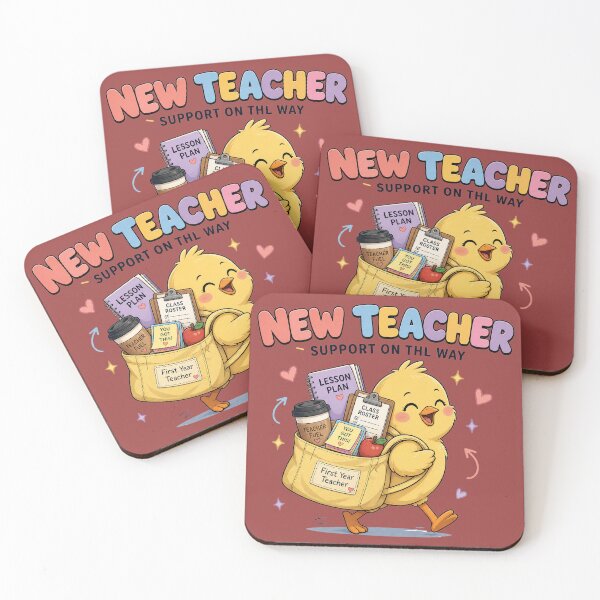 Item preview, First Year Teacher Chick Support designed and sold by MOCH- ART.