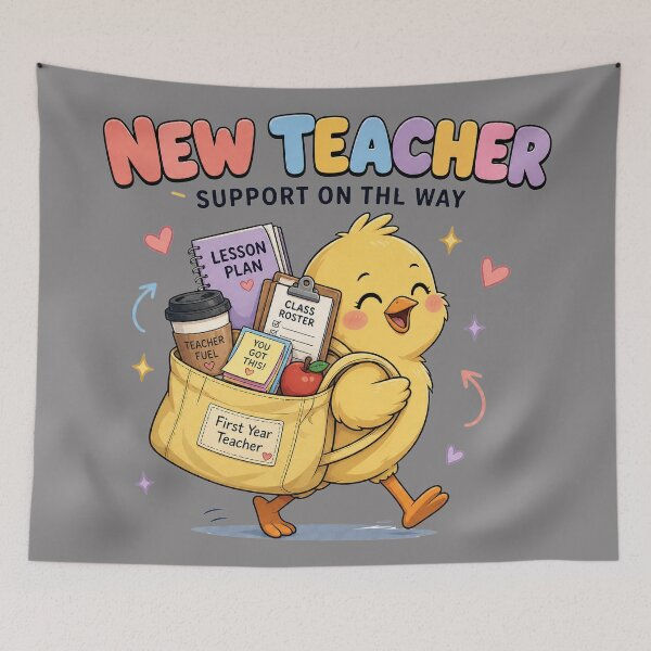 Item preview, First Year Teacher Chick Support designed and sold by MOCH- ART.