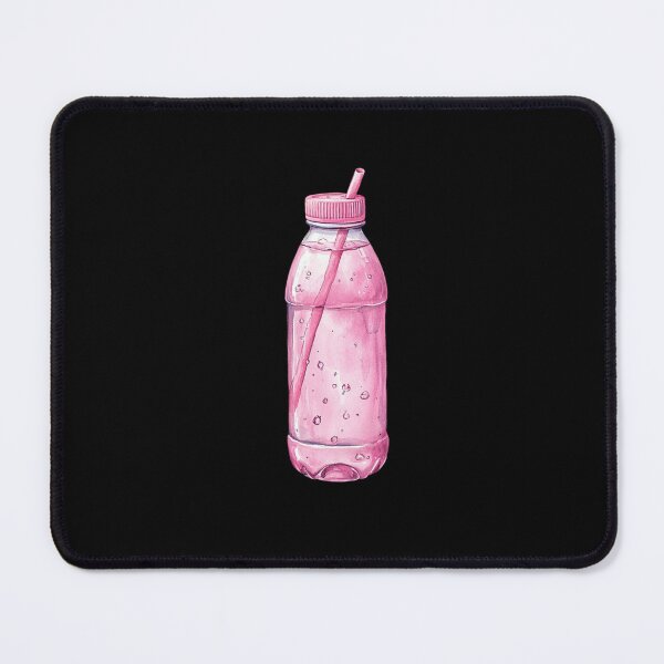 Item preview, Pink Water Bottle with Straw designed and sold by ilkansiturikman.