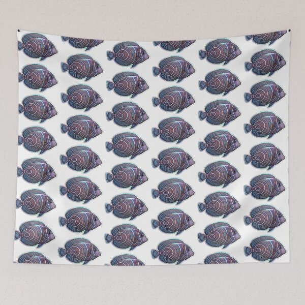 Item preview, Angelfish Reef Aquarium Art designed and sold by KenworksDigital.