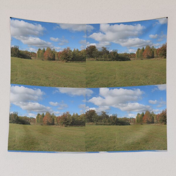 Item preview, Fields under blue sky, wild in the country  designed and sold by naturematters.