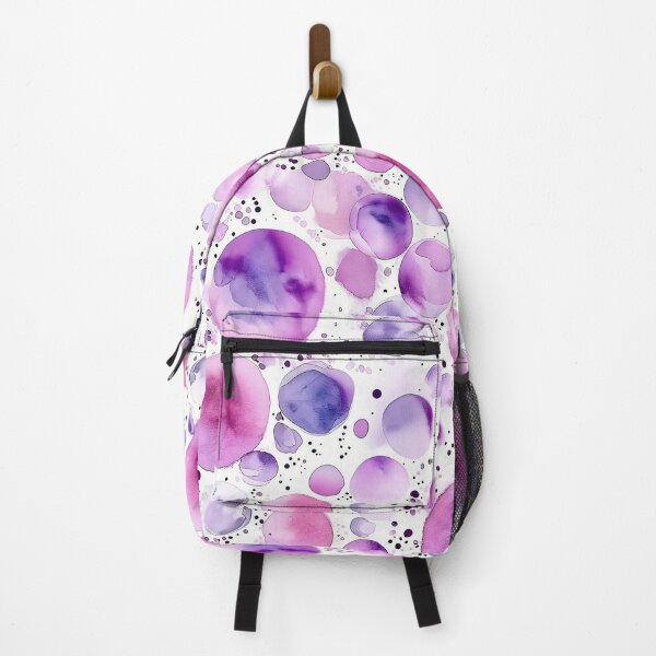 Item preview, Pink and Purple Watercolor Polka Dots Preppy Aesthetic Pattern designed and sold by Yoruhara.