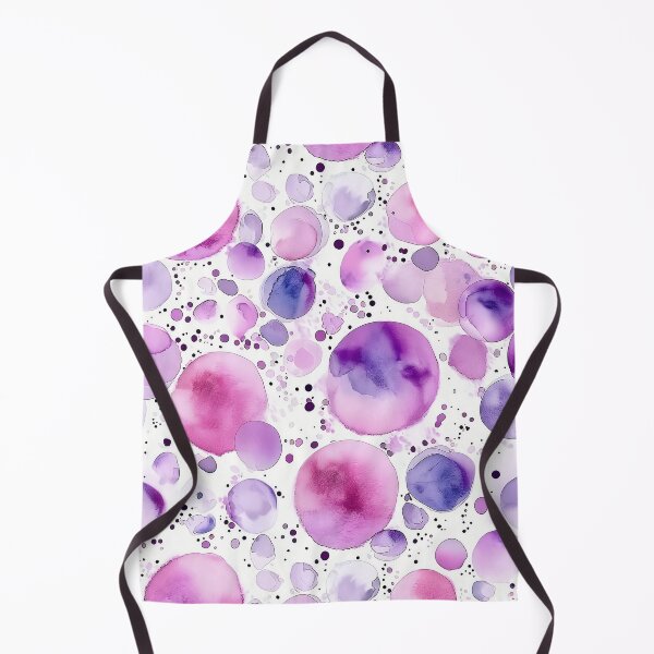 Item preview, Pink and Purple Watercolor Polka Dots Preppy Aesthetic Pattern designed and sold by Yoruhara.