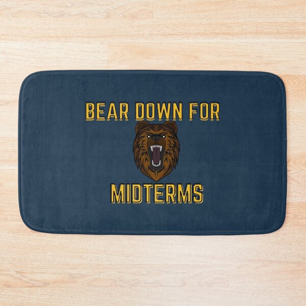 Item preview,  Bear Down for Midterms Funny College Bear (Navy Blue) designed and sold by bramosny.