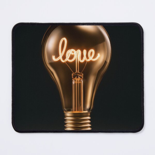 Item preview, Love Light Bulb – Romantic Love and Light Inspiration designed and sold by WordPlayStudio.