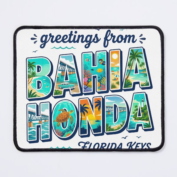 Item preview, Greetings From Bahia Honda State Park – Vintage Large Letter Florida Keys Postcard designed and sold by vivid-vibes-art.