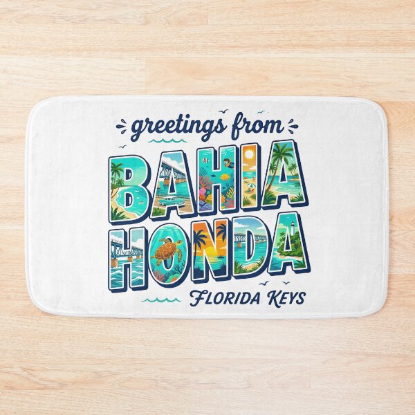 Item preview, Greetings From Bahia Honda State Park – Vintage Large Letter Florida Keys Postcard designed and sold by vivid-vibes-art.