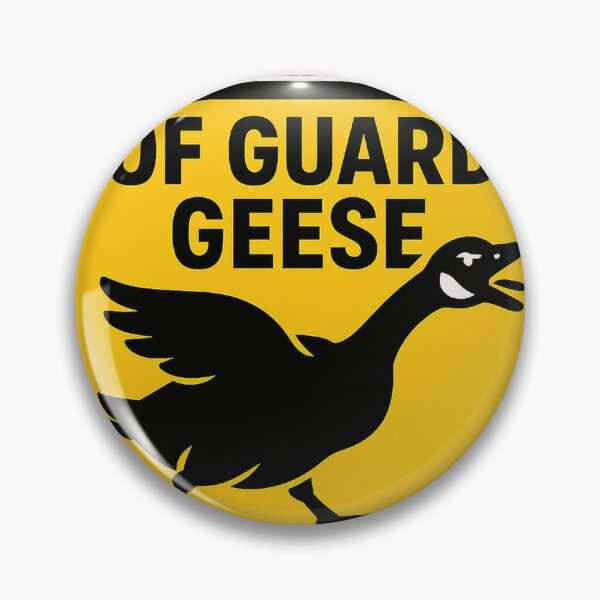 Item preview, Beware Of Guard Geese Sticker designed and sold by Logan Marcia.