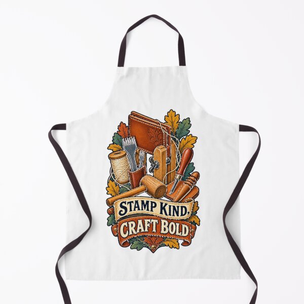 Item preview, Stamp Kind Craft Bold Leatherworking Maker Art designed and sold by CheerfulNest.