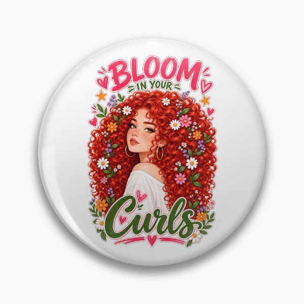 Item preview, Bloom In Your Curls - curly hair designed and sold by Lily Lola.