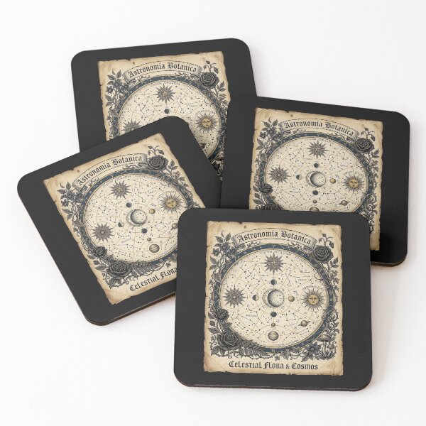 Item preview, Dark Academia Botanical Celestial Map Vintage Science Illustration designed and sold by BestCoolStuff.