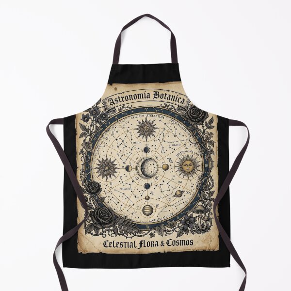 Item preview, Dark Academia Botanical Celestial Map Vintage Science Illustration designed and sold by BestCoolStuff.