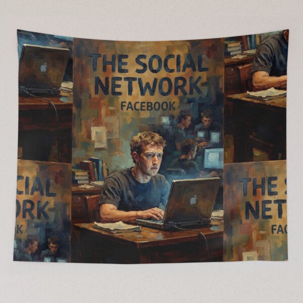Item preview, The Social Network Biographical Drama Fine Art Tribute designed and sold by Art's Diner.
