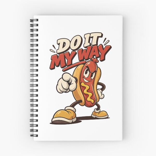 Item preview, Rebellious Hot Dog Mascot Striding Forward designed and sold by HoopeStylee.