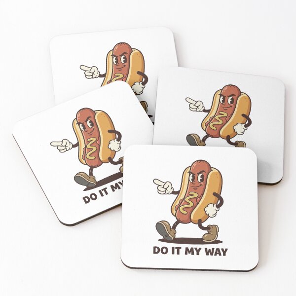 Item preview, Cocky Sausage Character Pointing Assertively designed and sold by HoopeStylee.