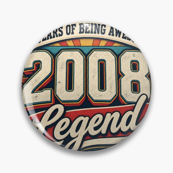 Item preview, Born in 2008 Legend 18th Birthday designed and sold by POD DYNASTY | Original Print On Demand T-Shirt Graphics.