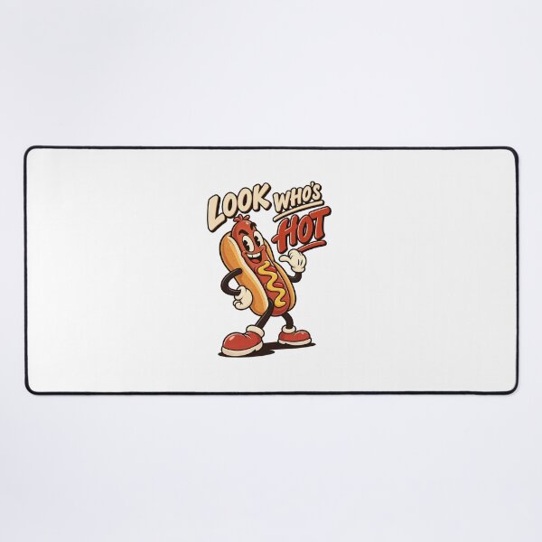 Item preview, Show-Off Hot Dog Mascot Striking Pose designed and sold by HoopeStylee.