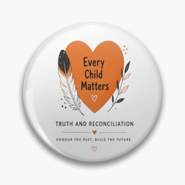 Item preview, Truth and Reconciliation Every Child Matters Minimal Orange Heart Design designed and sold by InspiredCreatives.