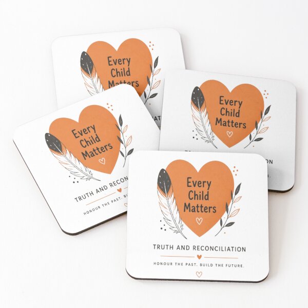 Item preview, Truth and Reconciliation Every Child Matters Minimal Orange Heart Design designed and sold by InspiredCreatives.