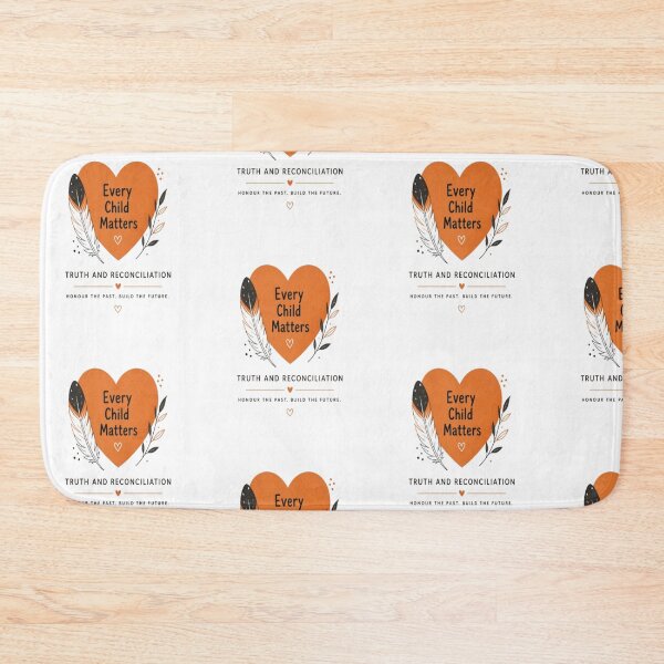 Item preview, Truth and Reconciliation Every Child Matters Minimal Orange Heart Design designed and sold by InspiredCreatives.