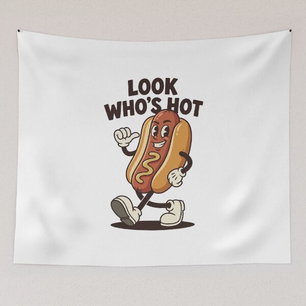 Item preview, Confident Sausage Character Flashing Grin designed and sold by HoopeStylee.