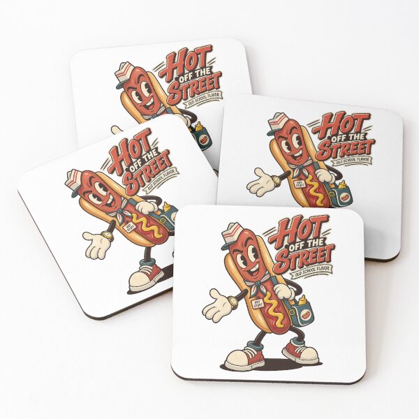 Item preview, Street Vendor Hot Dog Mascot With Bag designed and sold by HoopeStylee.