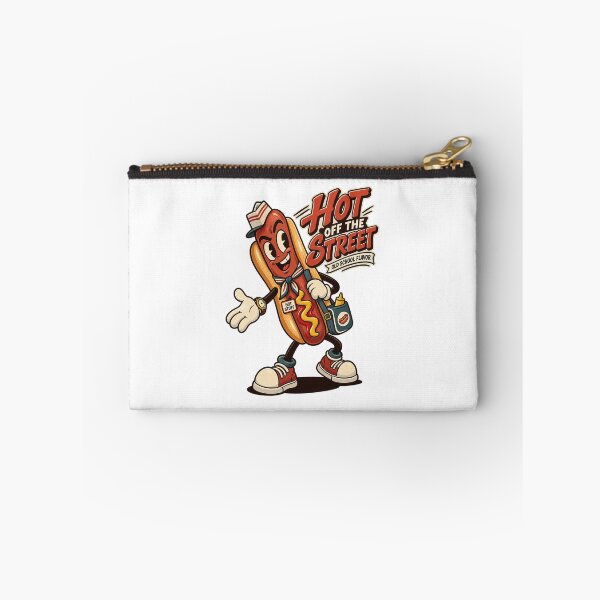 Item preview, Street Vendor Hot Dog Mascot With Bag designed and sold by HoopeStylee.