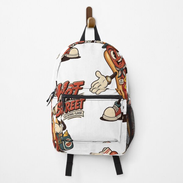 Item preview, Street Vendor Hot Dog Mascot With Bag designed and sold by HoopeStylee.
