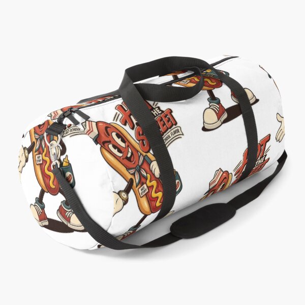 Item preview, Street Vendor Hot Dog Mascot With Bag designed and sold by HoopeStylee.