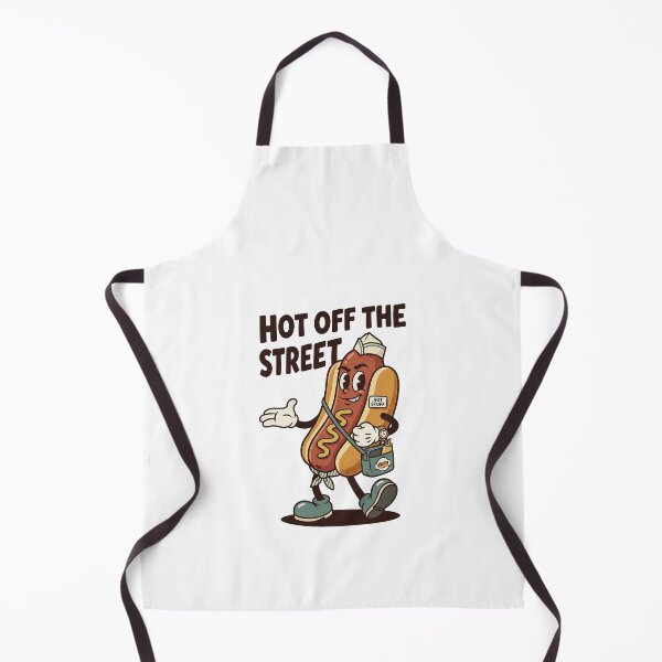 Item preview, Charismatic Hot Dog Character In Vendor Cap designed and sold by HoopeStylee.