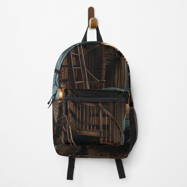 Item preview, Cozy Dark Academia Library Rain Moody Vintage Aesthetic Art designed and sold by BestCoolStuff.