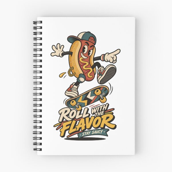 Item preview, Skateboard Hot Dog Mascot Doing Kickflip designed and sold by HoopeStylee.