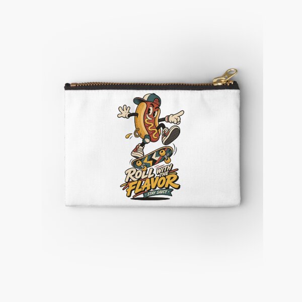 Item preview, Skateboard Hot Dog Mascot Doing Kickflip designed and sold by HoopeStylee.
