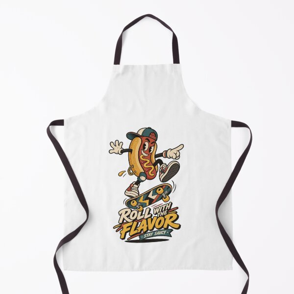 Item preview, Skateboard Hot Dog Mascot Doing Kickflip designed and sold by HoopeStylee.