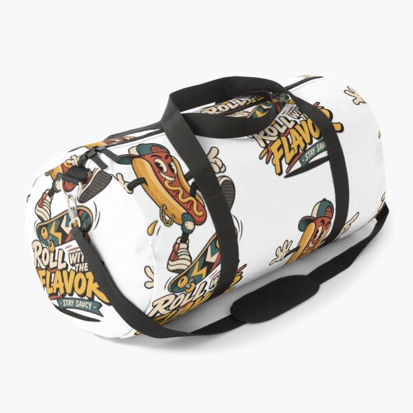 Item preview, Skateboard Hot Dog Mascot Doing Kickflip designed and sold by HoopeStylee.