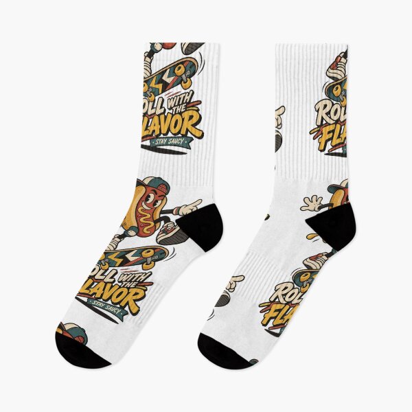 Item preview, Skateboard Hot Dog Mascot Doing Kickflip designed and sold by HoopeStylee.