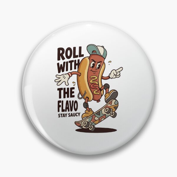 Item preview, Fearless Sausage Character Riding Skateboard designed and sold by HoopeStylee.
