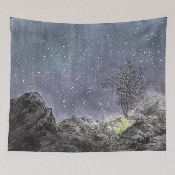 Item preview, June 21st birthday flower Evening Primrose Landscape designed and sold by 366birthflower.