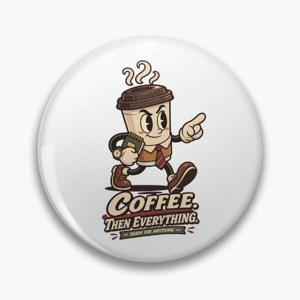 Item preview, Ambitious Coffee Character Holding Notebook designed and sold by HoopeStylee.