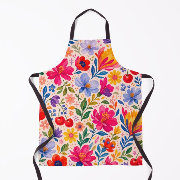 Item preview, Floral pattern cherry and colorful roses designed and sold by Bloomie_Studio .