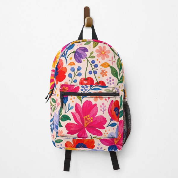 Item preview, Floral pattern cherry and colorful roses designed and sold by Bloomie_Studio .