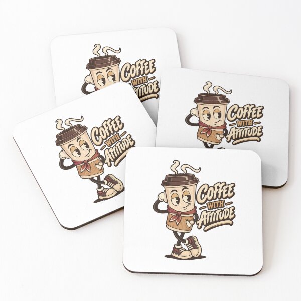 Item preview, Cool Coffee Cup Mascot With Attitude designed and sold by HoopeStylee.
