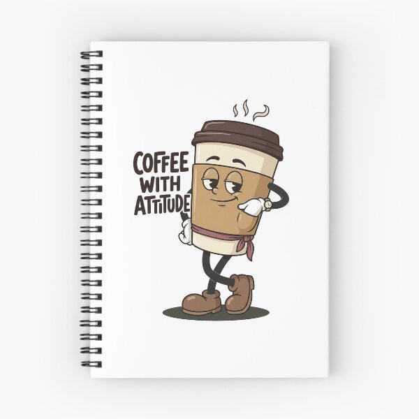 Item preview, Sarcastic Coffee Character In Relaxed Stance designed and sold by HoopeStylee.