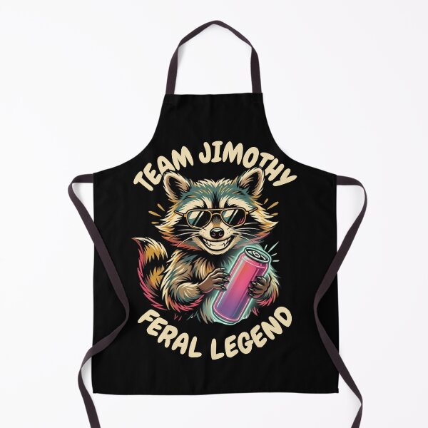 Item preview, Team Jimothy Feral Legend Funny Raccon Viral Meme Art. designed and sold by LeSoniPapaPrint.