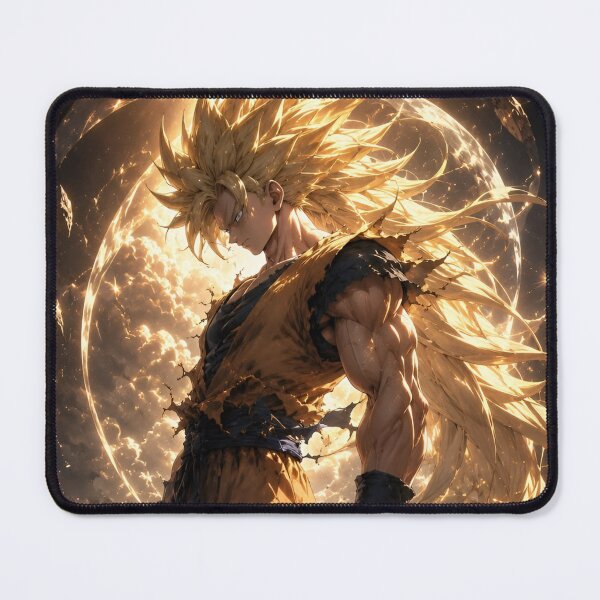 Item preview, Golden Super Warrior Aura – Epic Anime Power Transformation Artwork designed and sold by Dyan4.