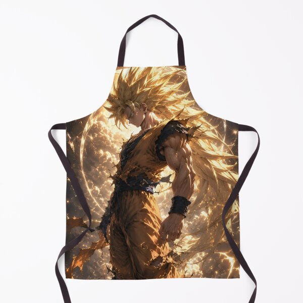 Item preview, Golden Super Warrior Aura – Epic Anime Power Transformation Artwork designed and sold by Dyan4.