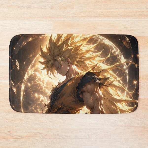 Item preview, Golden Super Warrior Aura – Epic Anime Power Transformation Artwork designed and sold by Dyan4.