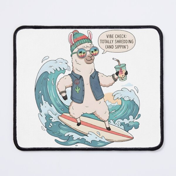 Item preview, Surfer Llama designed and sold by Llama-Get-a-Tee.