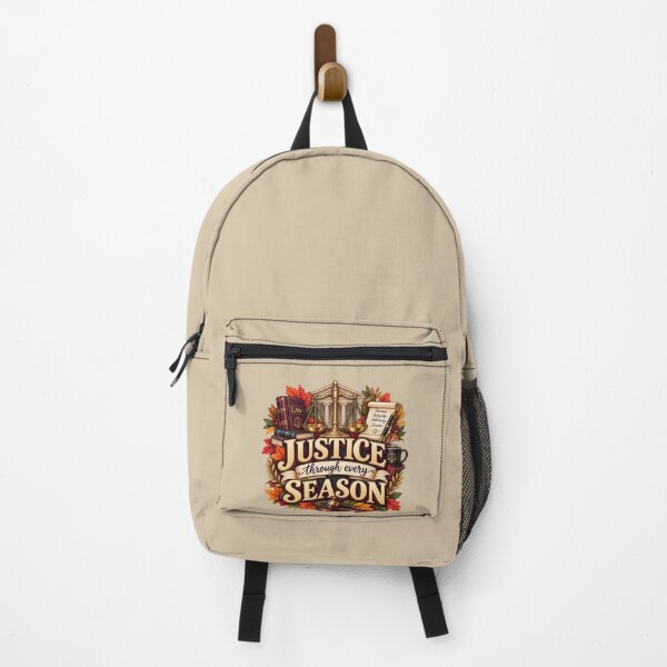 Item preview, Justice Through Every Season – Autumn Lawyer Legal Design designed and sold by astersgraphics.